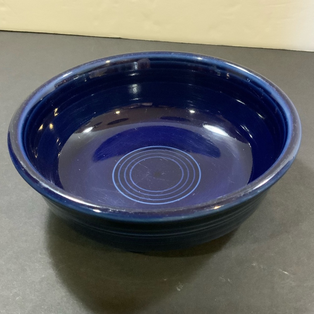 Fiesta Bowl Cereal Salad Pasta Soup Cobalt Blue 5 1/2" Diameter Discontinued